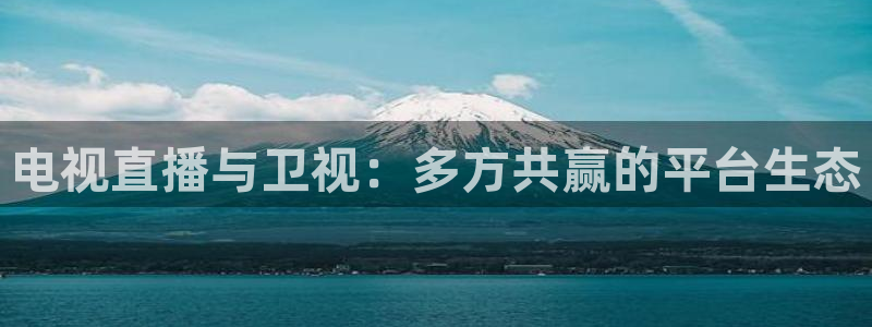 球友体育在线直播：电视直播与卫视：多方共赢的平台生态